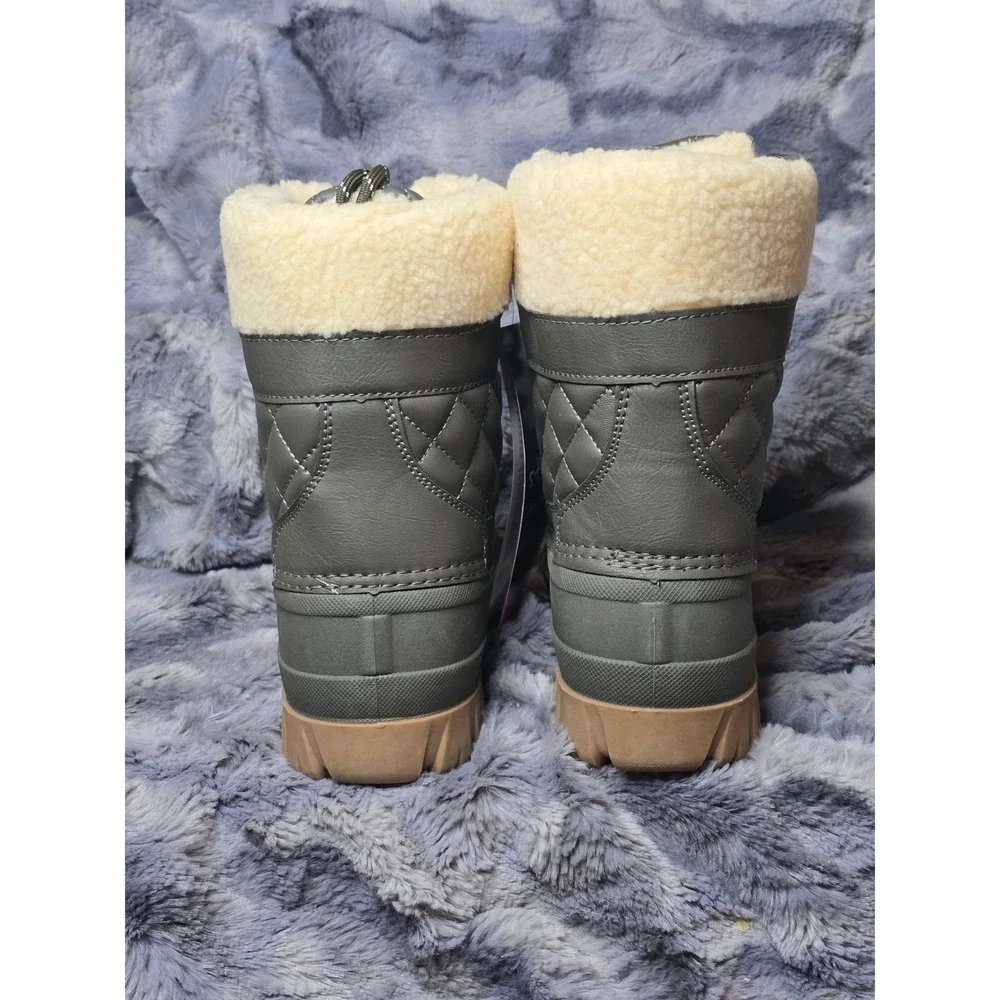 NWB Storm by Cougar Carlisle‎ Dark Olive Green Waterproof Winter Snow Boots-  8